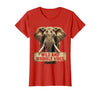 Mademark Wild and Wrinkly Vibes Elephant Graphic Design T-Shirt - Women - size chart