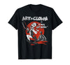 Terrifier Real Gut Buster Vintage Illustration Horror Movie T-Shirt - size chart