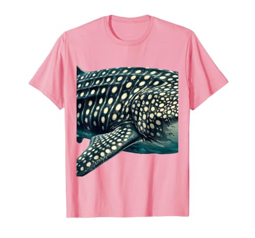 Mademark Whale Shark Spotted Skin Close-Up Pattern T-Shirt - size chart