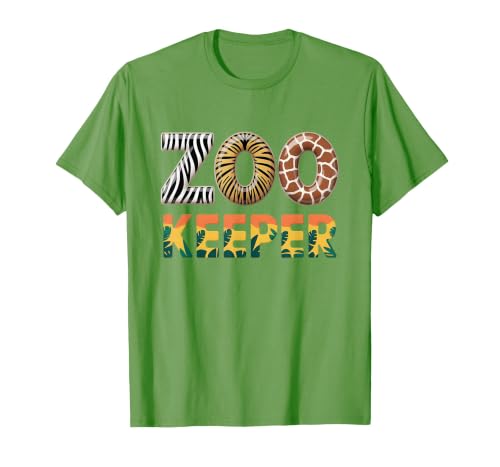 Zoo Keeper Costume Adult Party Safari Zookeeper Zoo Keeper Costume Adult Halloween Party Safari Zookeeper T-Shirt - size