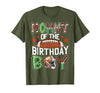 Football Birthday Boy Family Matching Mommy of The Birthday Boy Game Day Football T-Shirt - size chart
