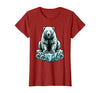 Mademark Polar Bear Lone Ice Floe Arctic Drift Illustration T-Shirt - size chart