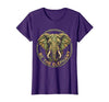 Mademark Be the Elephant Strength and Wisdom Design T-Shirt - Women - size chart