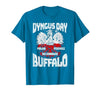 Polish Heritage Gifts Dyngus Day Buffalo New York Piwo Polka Pierogi Na Zdrowie T-Shirt - size chart