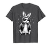 Bunny Face with Sunglasses Rabbit for Boys Men Kids T-Shirt — design detail