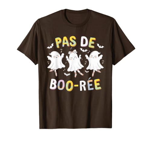 Ballet Ghost Halloween 2024 Spooky Dance Lover Pas de Boo-rée Ghost Ballet Dancer Halloween Dance Teacher T-Shirt - size