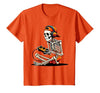 halloween skeleton shirts for teen boys men kids Halloween Skeleton Gamer Video Gaming Funny Gaming Skeleton T-Shirt - size