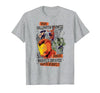 Marvel Halloween Madness Awaits the Greatest Super Heroes T-Shirt - size chart