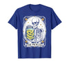 Tarot Card Skeleton Halloween Ades.shirt The Pickles Tarot Card Skeleton Canning Season Gardener T-Shirt - size chart