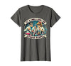 C.J.`s Funny Dark Humor Gift Shop Lets Find A Cure for Stupid People, Retro Comic Dark Humor T-Shirt - size chart