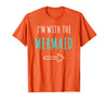 Mermaid Shirt Funny Easy Halloween Shirt Funny Mermaid Halloween Parents or Couples Costume T-Shirt - size chart