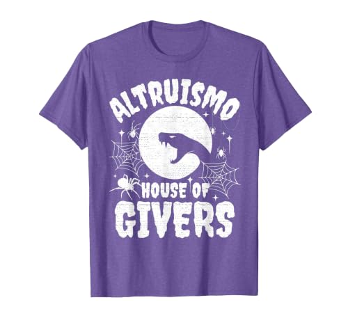 House of Givers Halloween Party Halloween Costume Altruismo House of Givers T-Shirt - size chart