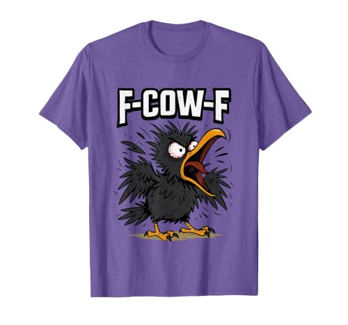 F COW F Crow F-Cow-F T-Shirt - size chart