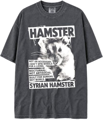 BABATEES U.S.A. MAX-Heavyweight Punk Rock Animals Shaka Wear Oversized 7.5oz Cotton Tshirt - size chart