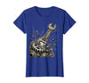 Mademark Monkey Wrench In The Gears Graphic Design T-Shirt - Women - size chart