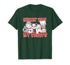 Chillin With My Creeps Apparel Chillin with My Creeps Cat Horror Killer Halloween Costume T-Shirt - size chart
