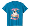 4th Birthday Party Halloween Costume Four Ever Spooky Halloween 4Th Birthday Party Decorations T-Shirt - size chart