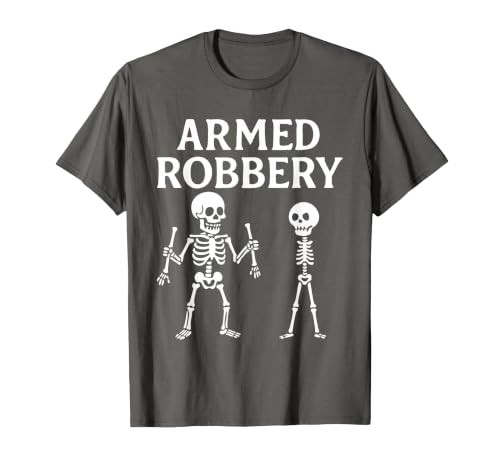 Armed Bones Joke Joke Apparel Men Women sarcastic Funny Skeleton Pun Armed Bones Joke Halloween Humor Costume T-Shirt - size