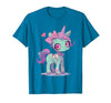 Kawaii Pastel Goth Creepy Cute Witchy Halloween Ts Kawaii Pastel Goth Creepy Cute Witchy Zombie Unicorn T-Shirt - size chart