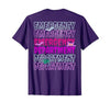 ER Nurse Halloween Pumpkin Emergency Department Spooky Emergency Department Ghost ER Nurse Halloween T-Shirt - size chart
