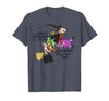 Funny Teacher Witch Tee Shirt There's Room On My Broom for You Too Teacher T-Shirt - size chart