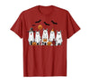 Spooky Dog Lovers Haunted Halloween Designs Halloween Ghost Dogs Pumpkin Candy Party Costume T-Shirt - size chart