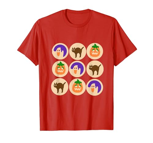 Sugar Cookie Halloween Merch T-Shirt - size chart