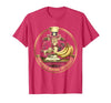 Mademark Certified Banana Enthusiast Funny Monkey Design T-Shirt - Men - size chart