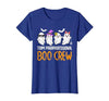 Halloween Tees for Women Men Kids Team Paraprofessional Boo Crew Ghost Halloween para Costume T-Shirt - size chart