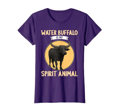 Water Buffalo Lovers Shop Water Buffalo is My Spirit Animal Water Buffalo T-Shirt - size chart