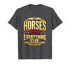 Mademark Horses Over Everything Equestrian Women's Design T-Shirt - Men - size chart