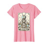 Marching Band Mom Tarot Card Skeleton Halloween Marching Band Mom Tarot Card Skeleton Mom Musical Instrument T-Shirt - size