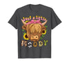 Scottish Highland Cow Lover And Owner Co. Highland Cow Scottish Highland Cow T-Shirt - size chart