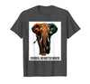 Mademark Ivoirien, No Matter Where Patriotic Elephant Design T-Shirt - Men - size chart