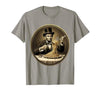 Mademark Funny Monkey Eating Spaghetti With Fork Illustration T-Shirt - Men - size chart
