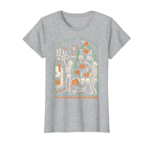 Halloween Creepy Season The Season to Be Creepy T-Shirt - size chart