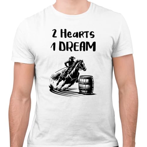 TeesAndTankYou 2 Hearts 1 Dream Horse Rider Shirt Unisex - size chart