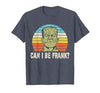 Can I Bee Frank Halloween Halloween Tee Can I be Frank? Funny Horror Frankenstein Tee T-Shirt - size chart