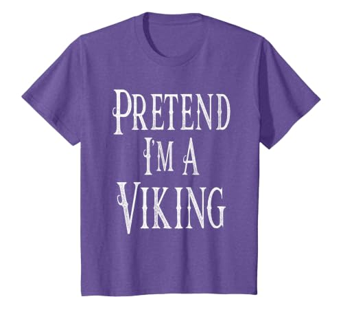 Fun and Easy Halloween Costume T-Shirts Pretend I'm A Viking - Easy Halloween Costume T-Shirt - size chart