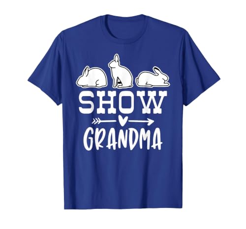 Show Rabbit Grandma T-Shirt — design detail