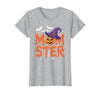 Mom-ster Halloween Funny Witch Hat Pumpkin Mom Momster Mom Mommy Matching Family Halloween Costume Women T-Shirt - size chart