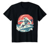 Sea Ocean Animal Art Polar Bear Ocean Sea Animal Surfing Ocean Sea Polar Bear T-Shirt - size chart