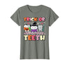 Halloween Shirts For Women Men Kids Boys Girls Halloween Dentist Trick Or Teeth Dental Costume Men Women T-Shirt - size chart