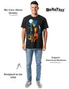 BABATEES U.S.A. MAX-Heavyweight Punk Rock Animals Shaka Wear Oversized 7.5oz Cotton Tshirt - size chart