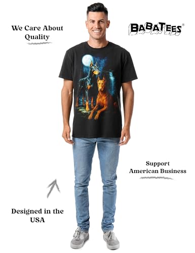 BABATEES U.S.A. MAX-Heavyweight Punk Rock Animals Shaka Wear Oversized 7.5oz Cotton Tshirt - size chart