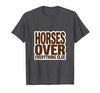 Mademark Horses Over Everything Equestrian Design T-Shirt - Men - size chart
