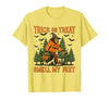 Bigfoot Halloween Costume Party Outfits Trick Or Treat Smell My Feet Bigfoot Halloween Sasquatch T-Shirt - size chart