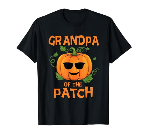 Pumpkin Patch by Blink Imprints Pumpkin Grandpa of the Patch T-Shirt Family Halloween Tee T-Shirt - size chart