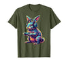 Rabbit Gaming Animal Video Games Funny Rabbit T-Shirt — design detail