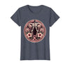 Mademark Elephant Pink Flowers Breast Cancer Awareness T-Shirt - Women - size chart